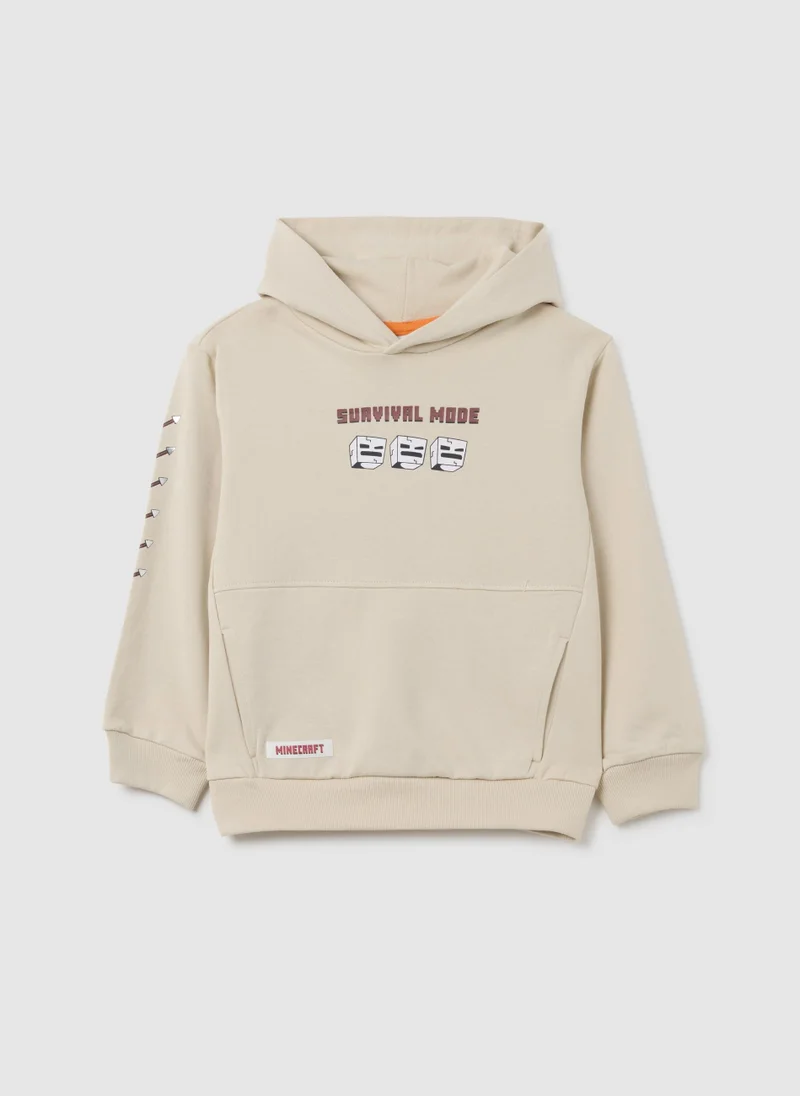 او في اس هودي أوف إس بيج للأطفال قطن خالص بطبعة